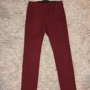 Theory size 8 deep red dress pants